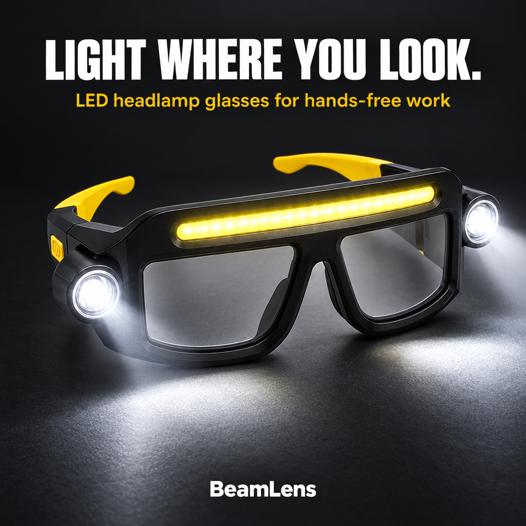 BeamLens™ LED Headlamp Glasses