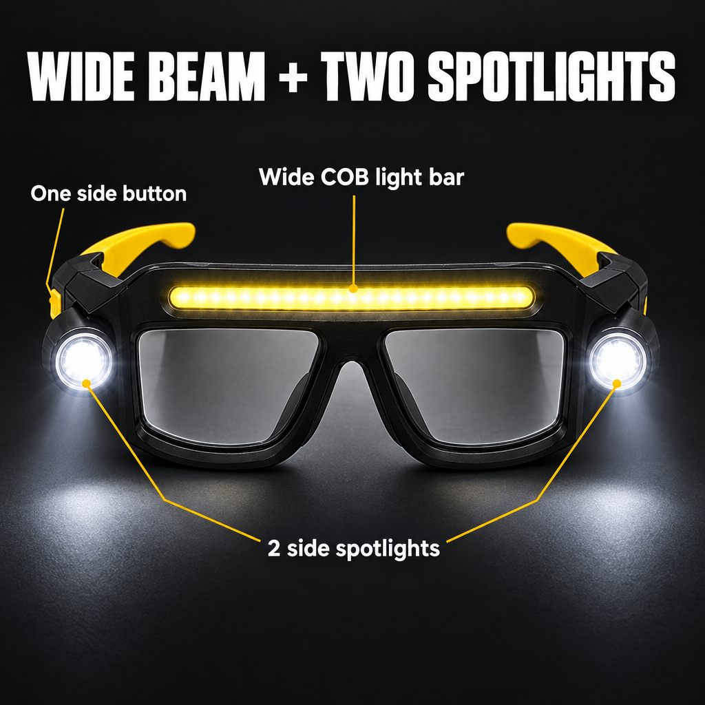 BeamLens™ LED Headlamp Glasses