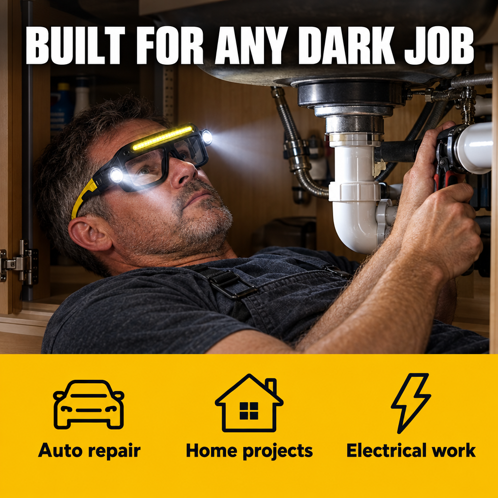 BeamLens™ LED Headlamp Glasses